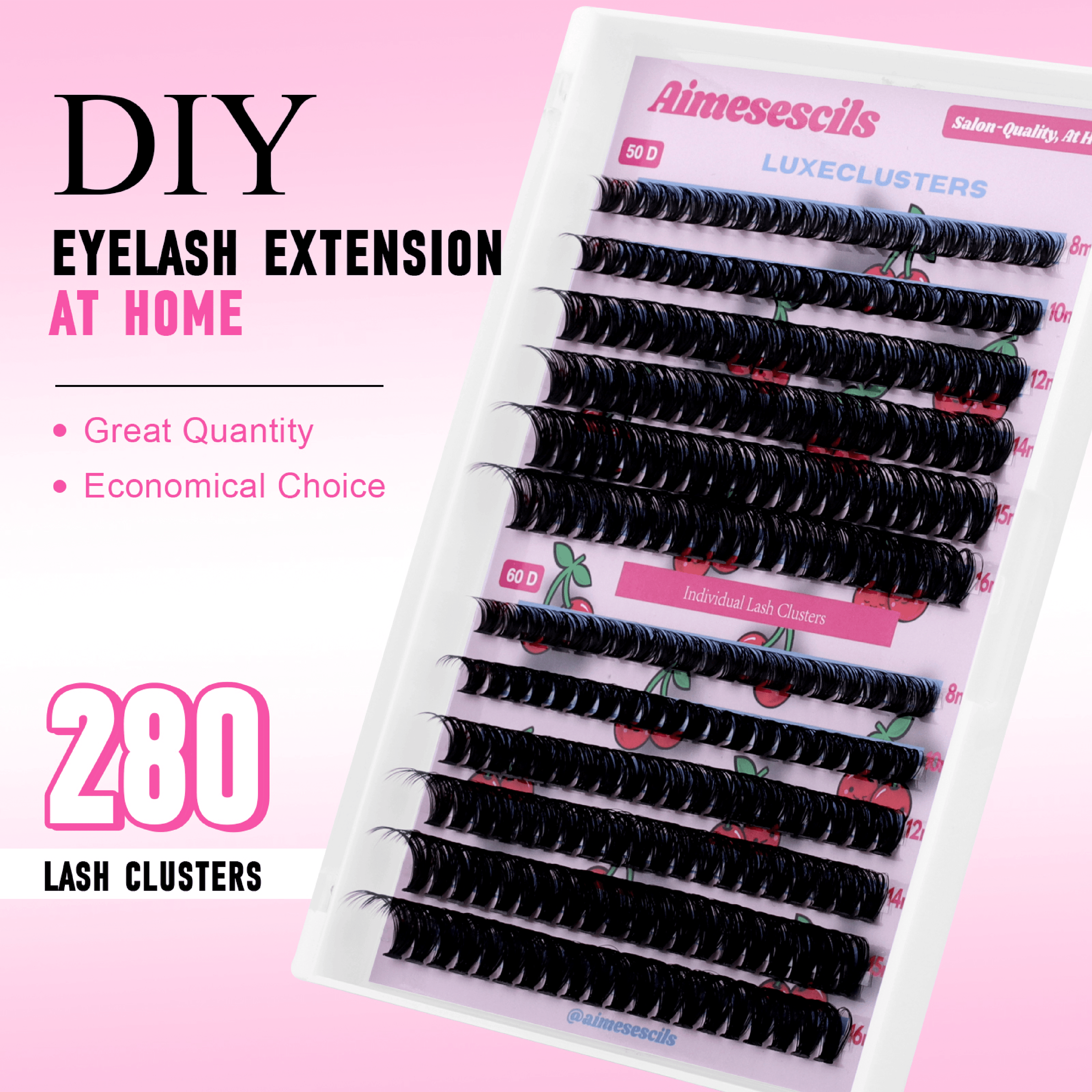 50D & 60D Lash Clusters - Mix