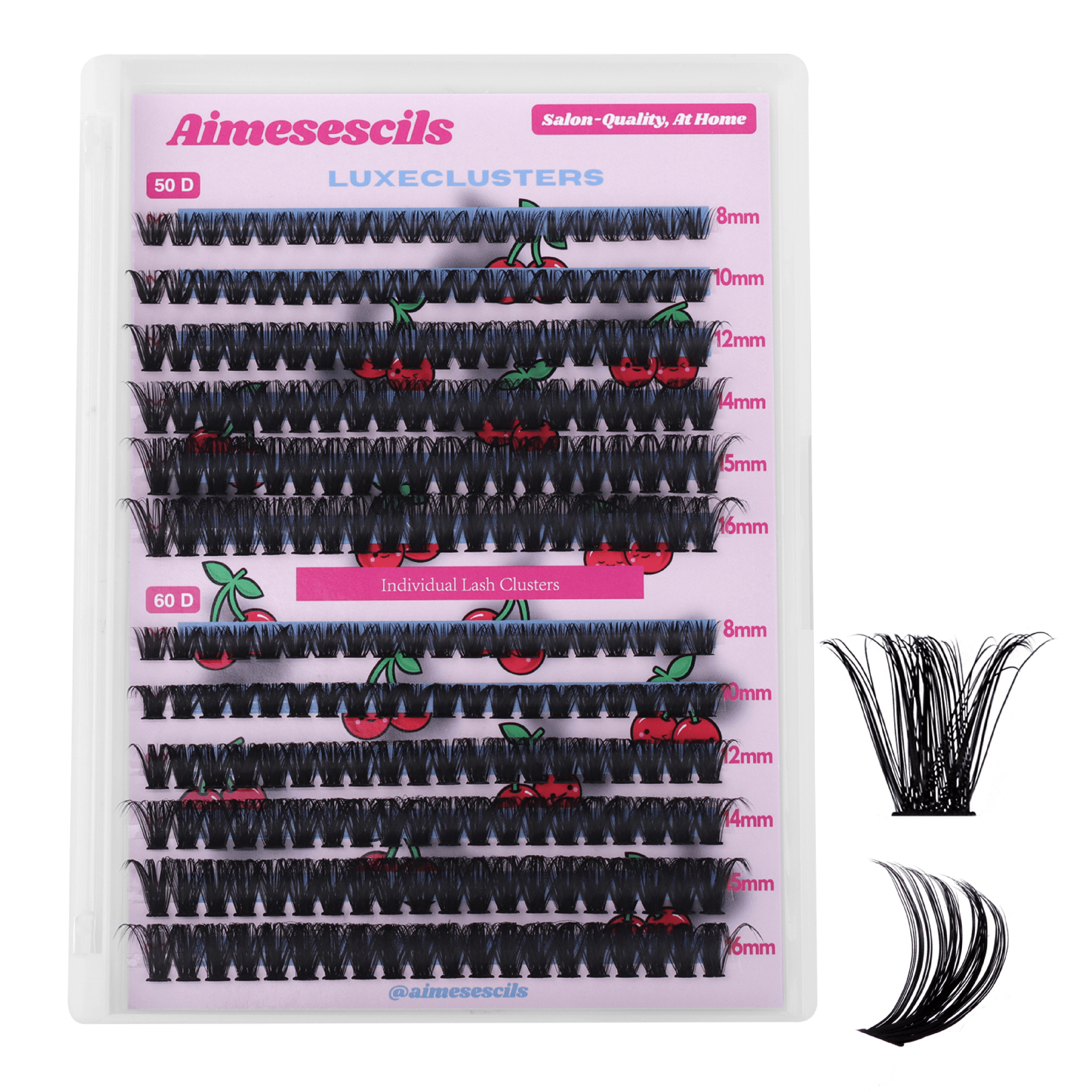 50D & 60D Lash Clusters - Mix