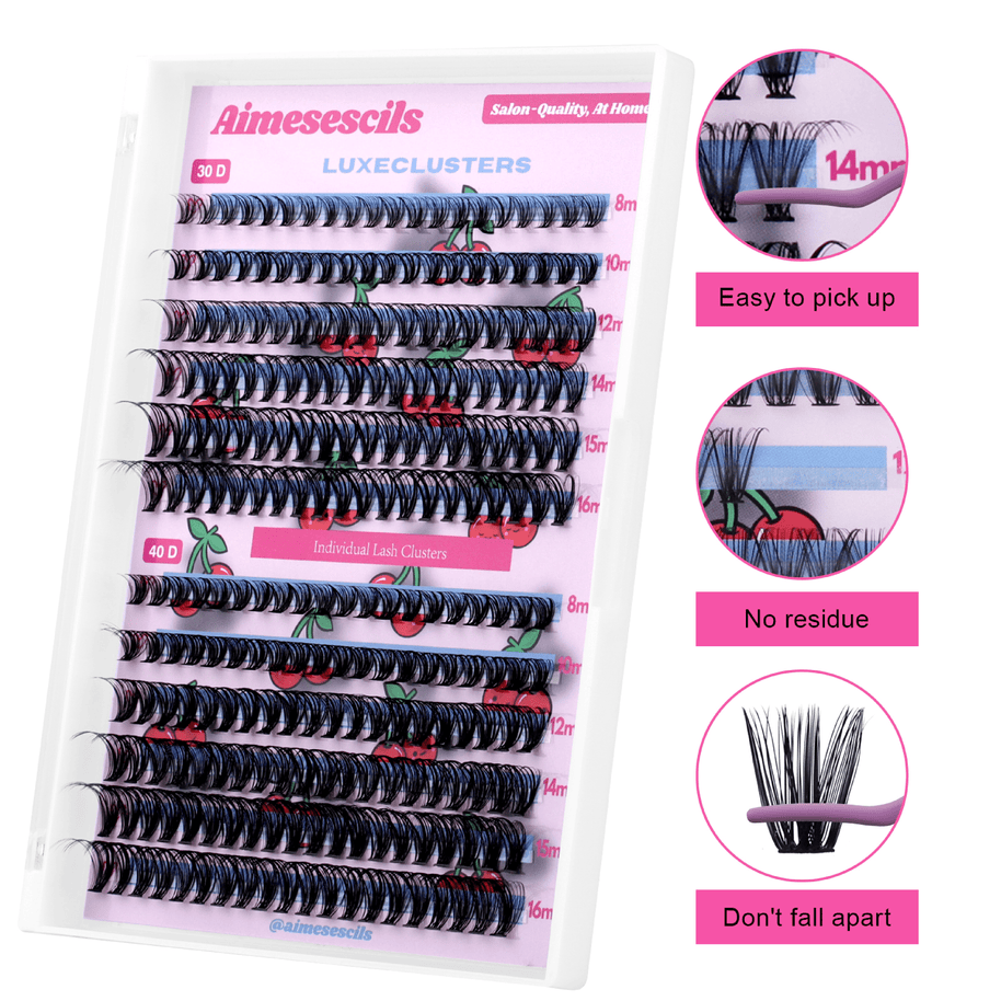 30D & 40D Lash Clusters - Mix