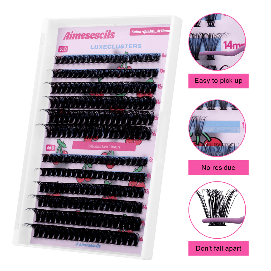 50D & 60D Lash Clusters - Mix
