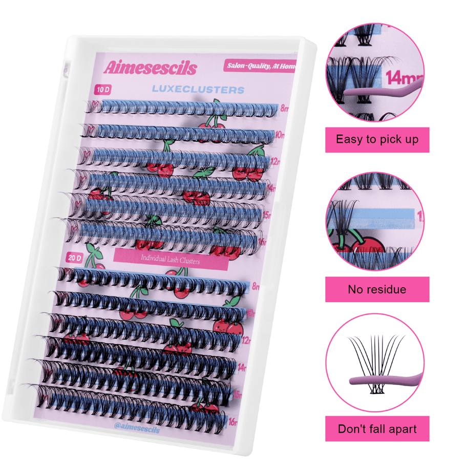10D & 20D Lash Clusters - Mix