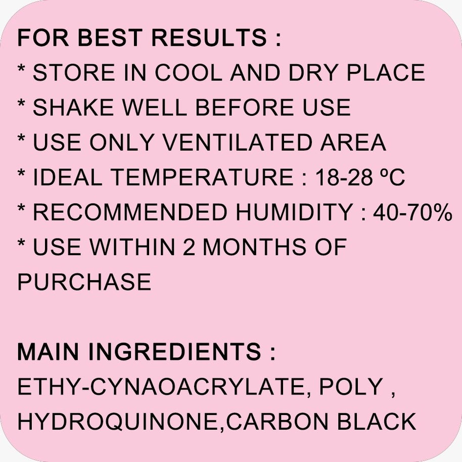 Luxe Lash Adhesive – Black Glue