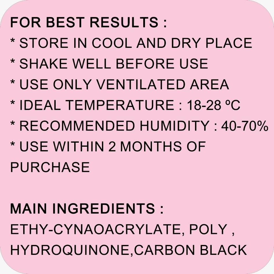 Luxe Lash Adhesive – Black Glue